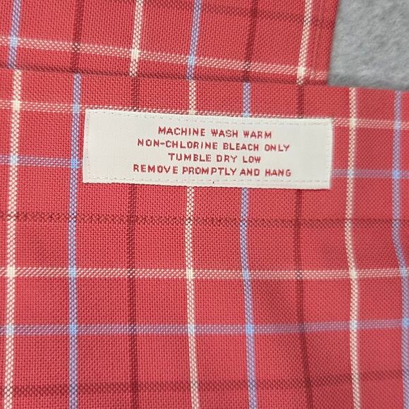 Brooks Brothers Shirt Mens Size XL Non Iron Supima Cotton Red Plaid Button Down - Picture 8 of 11
